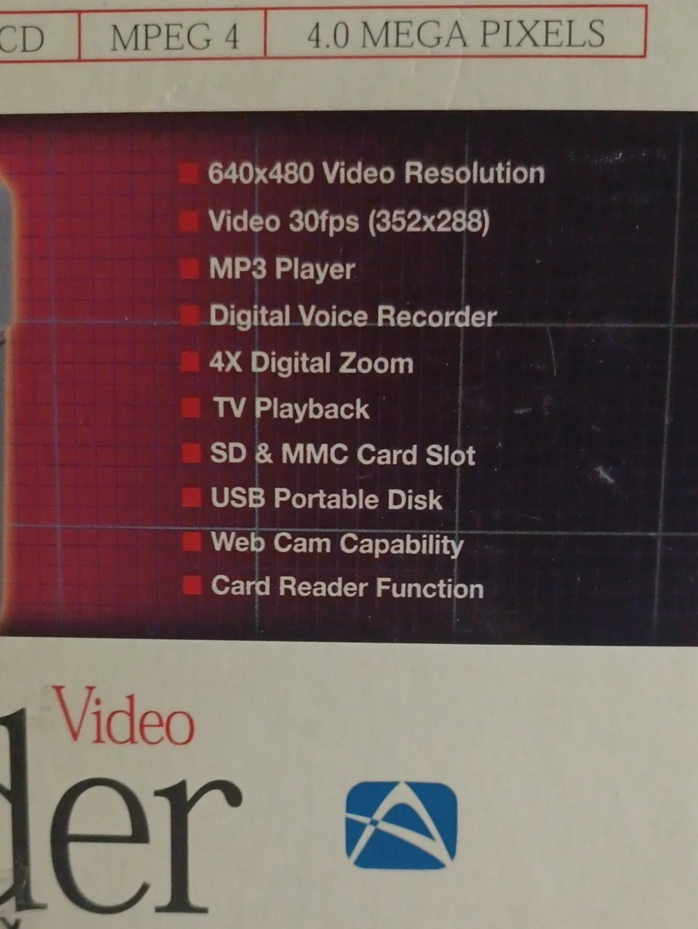 Audiovox Mini 7-in-1 Multi-Function Digital Camcorder Pocket Size